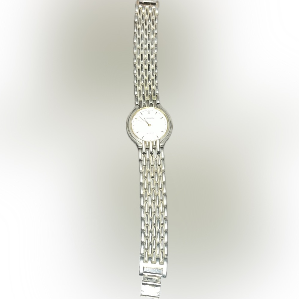 Vintage Capezio Quartz Watch with Japanese Movement - Silver-Tone Bracelet